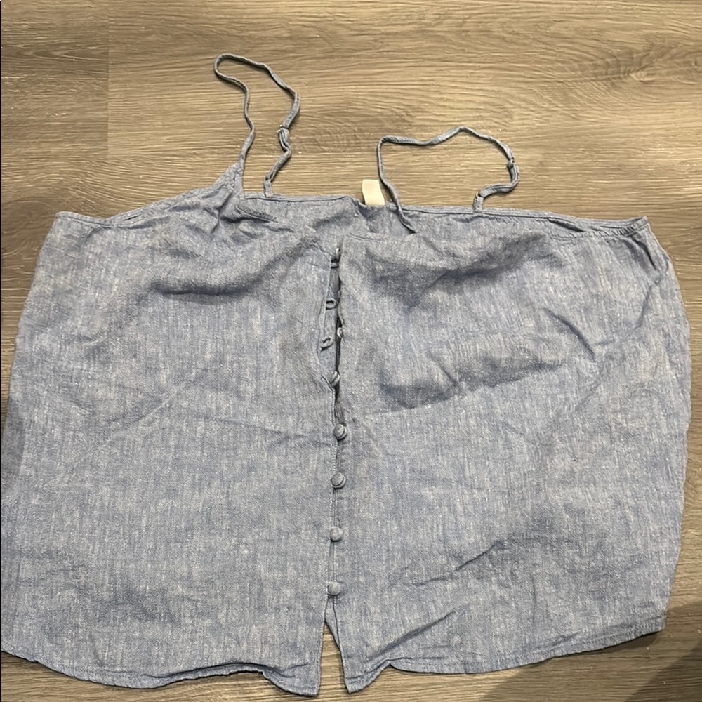 BP Light Blue Spaghetti Strap Top
